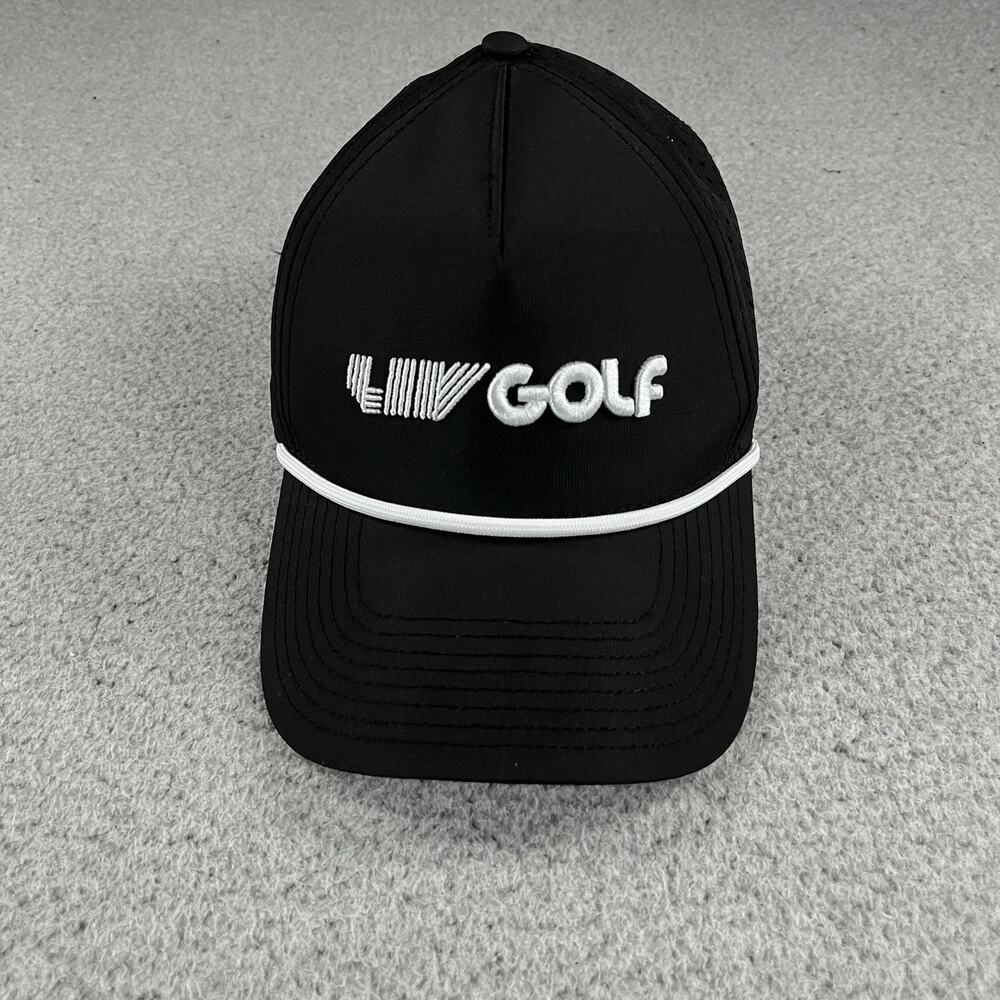 LIV Golf Rope Hat Cap Mens SnapBack Adjustable Embroidered Logo Official
